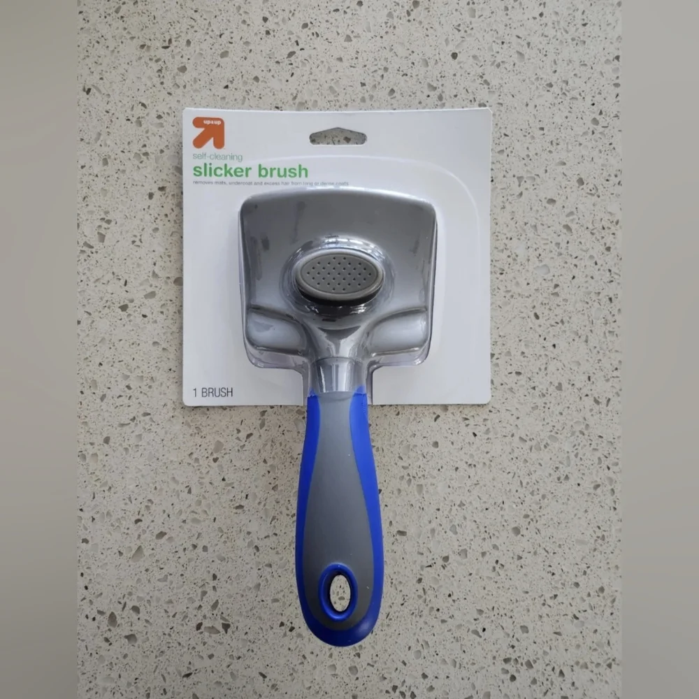 Self Clean Dog Grooming Tool Removes Mats Undercoat. Slicker Brush - 3 Pack